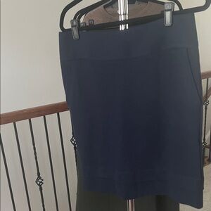 CAbi Navy Pencil Skirt 22”